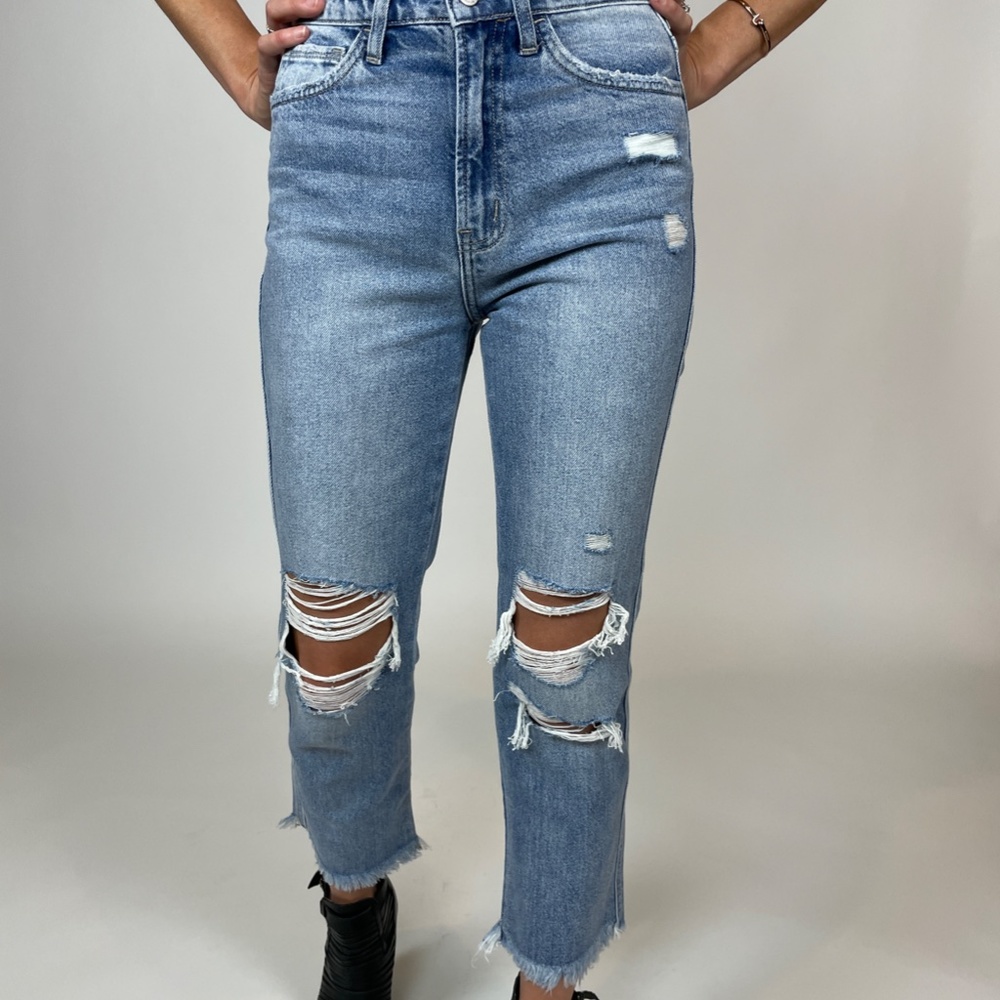 Flying Monkey High Rise Cropped Jean - Picture 5 of 9